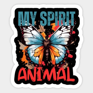 Butterfly Spirit Animal Sticker